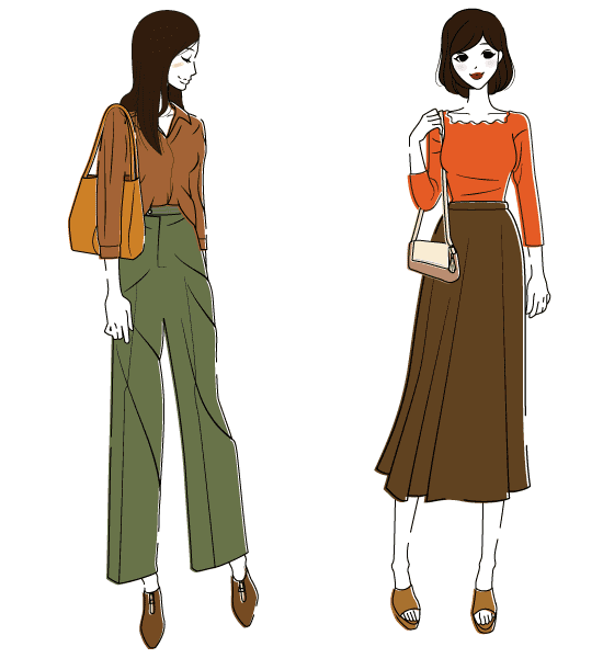 イエベ秋 パーソナルカラーオータムさんの服装 ファッションのポイント Aircloset Style