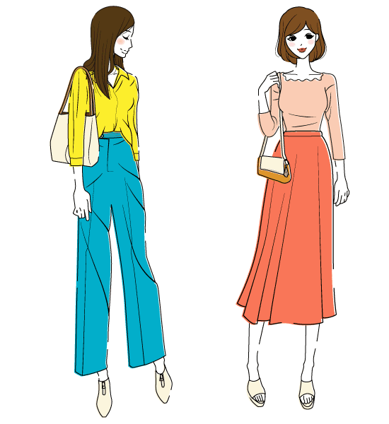 イエベ春 パーソナルカラースプリングさんの服装 ファッションのポイント Aircloset Style