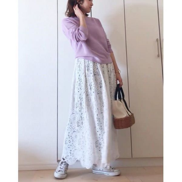 ブルベ夏 パーソナルカラーサマーさんの服装 ファッションのポイント Aircloset Style