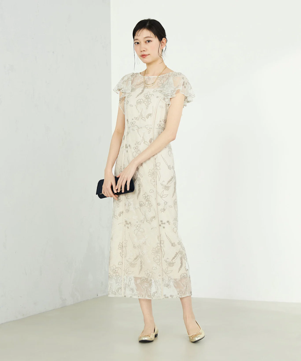 膝下をカバーして脚を綺麗に見せる着丈