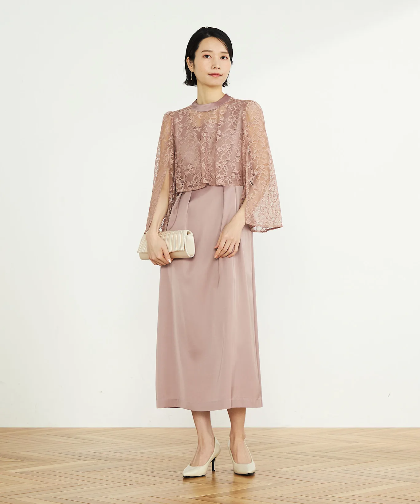 シーン別ドレス×ボレロのコーデ例